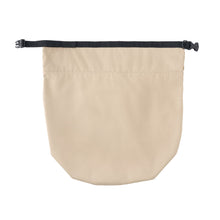 將圖片載入圖庫檢視器 再生聚酯纖維袋口可捲 2WAY 購物袋(原色棕)