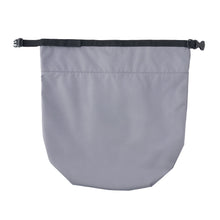 將圖片載入圖庫檢視器 再生聚酯纖維袋口可捲 2WAY 購物袋(原色灰)