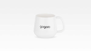 GOGORO 圓潤陶瓷馬克杯（白）