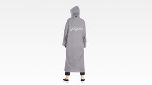 GOGORO 都會極簡連身式雨衣（原色灰）