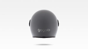 GOGORO 安全帽 - 造型騎士（水墨灰）